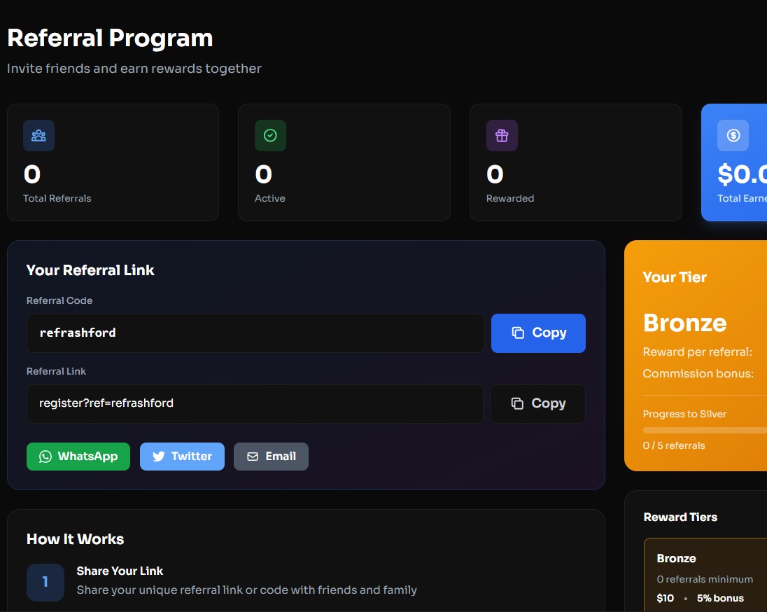 Refer and Earn